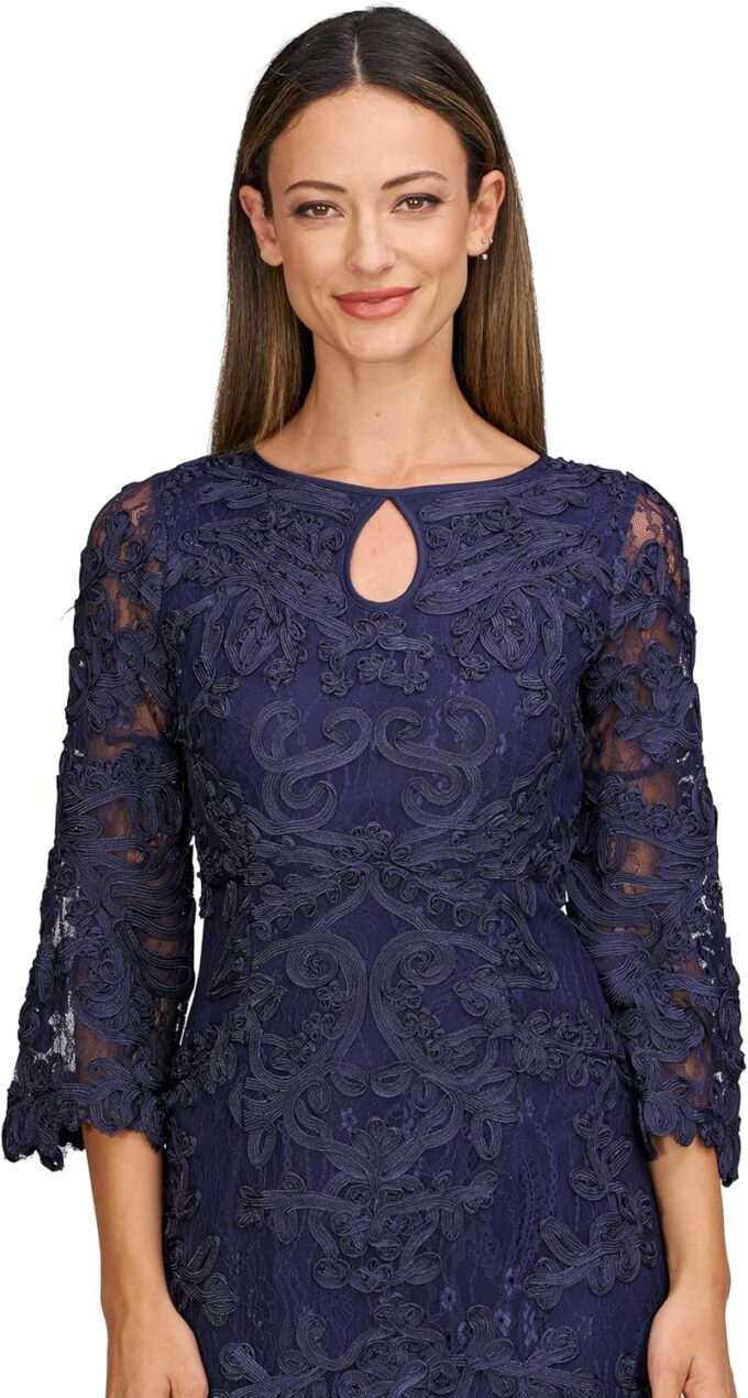 JS Collections Women's Perla Soutache Midi – Bild 2