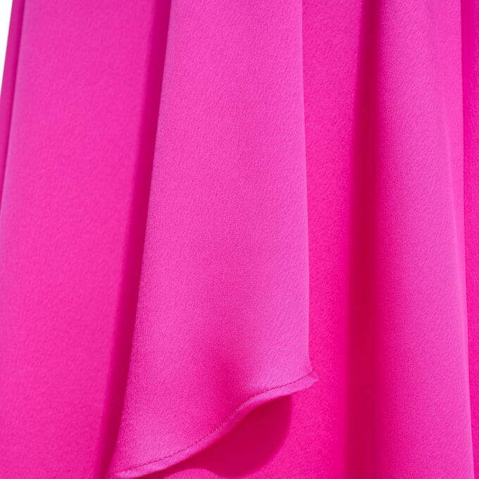 DKNY Women's Balloon Sleeve Satin Faux Wrap Maxi Dress – Bild 6