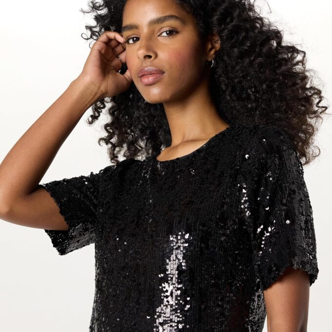 The Drop Women's Reina Sequin T-Shirt Dress – Bild 3
