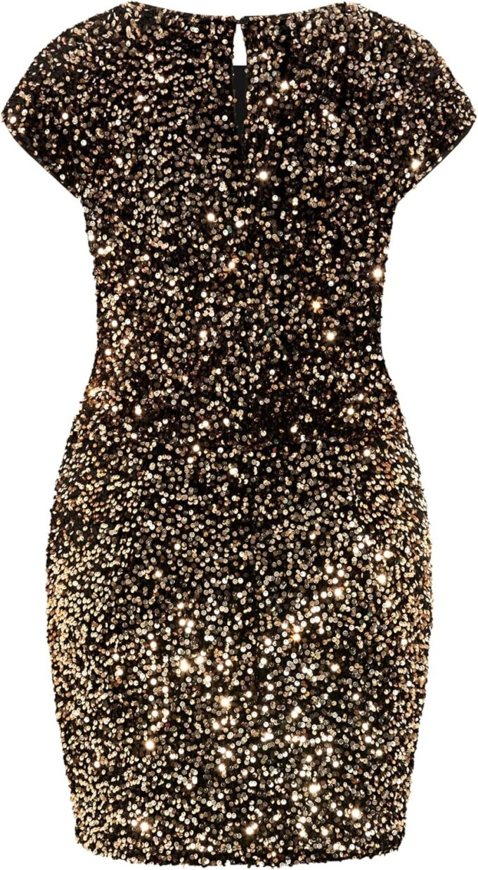 City Chic Women's Plus Size Sequin Party Dress – Bild 5