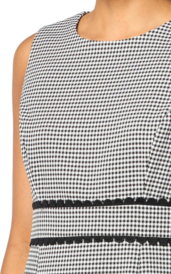 Kasper Damen Sheath Dress W/Wb Scallop Trim Kleid – Bild 3