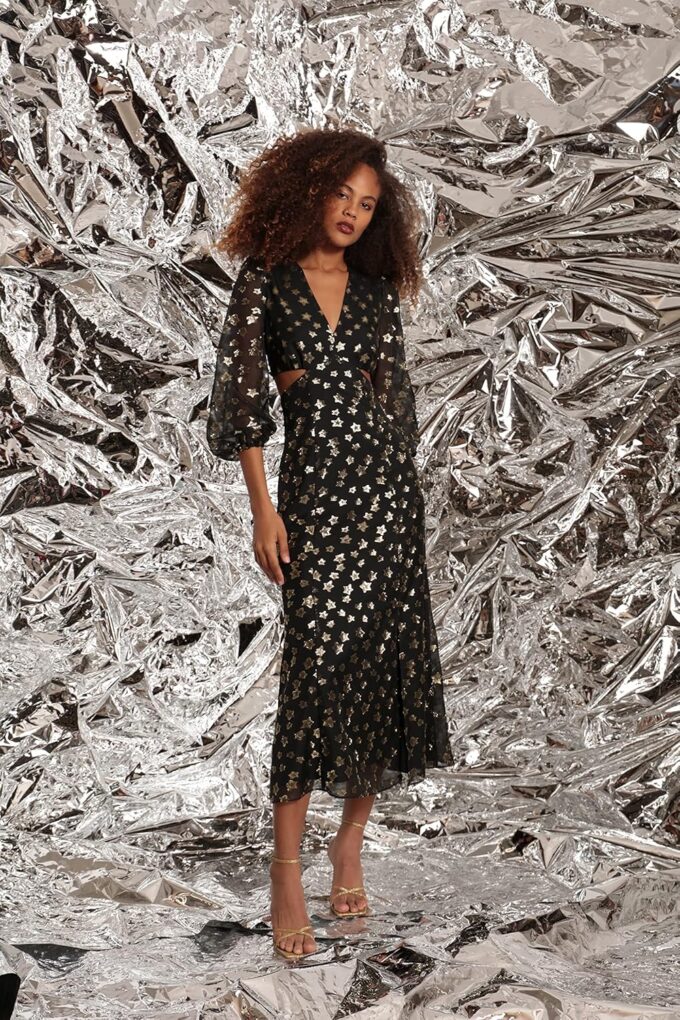 Donna Morgan Women's Long Sleeve Holiday Dress Party Cocktail Occasion – Bild 4