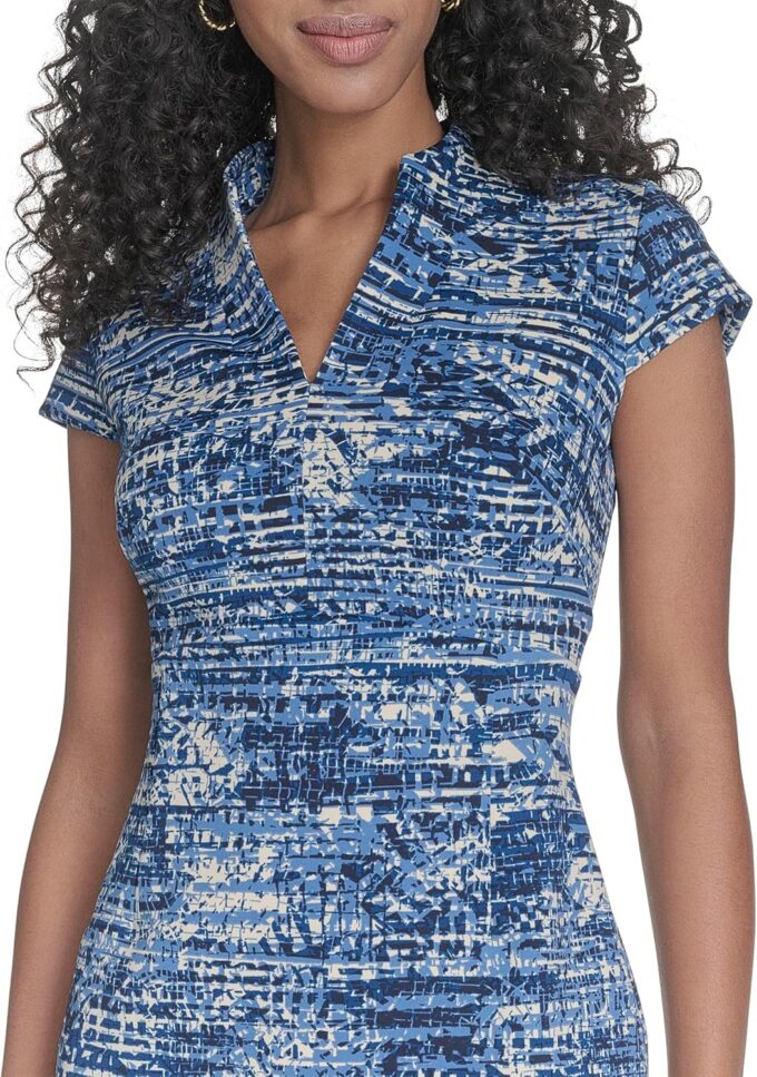 Calvin Klein Women's Sheath Work Print Dress – Bild 5