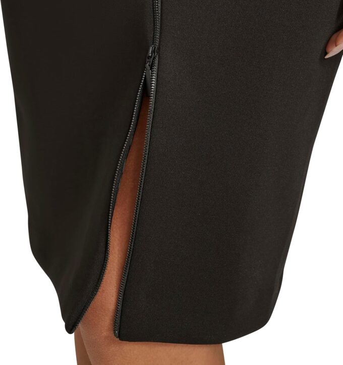 Calvin Klein Women's Zipper Scuba Sheath Dress – Bild 6