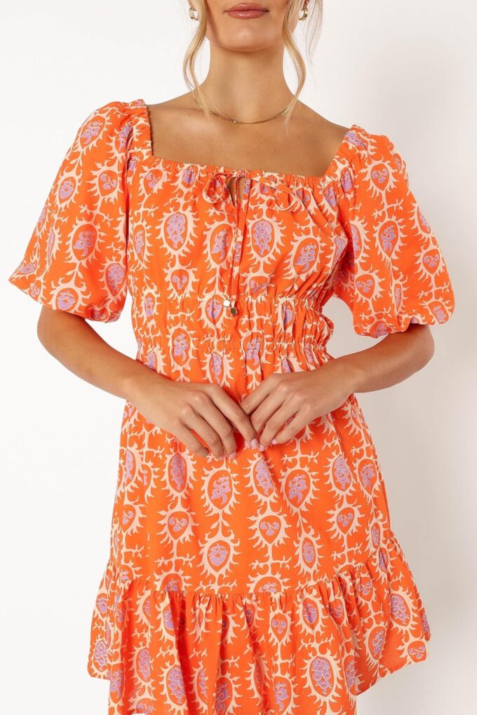 Petal & Pup Women's Carmen Off Shoulder Mini Dress – Bild 8