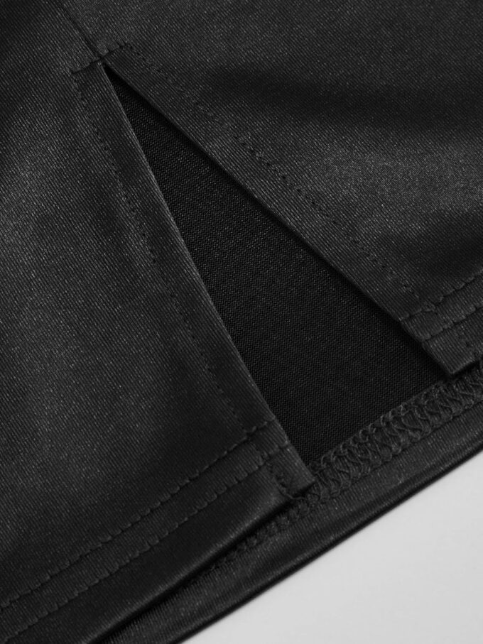 CIDER Womens Dress Sleeveless V Neck Split Hem Spaghetti Strap Party Club Summer MIni Dresses – Bild 4
