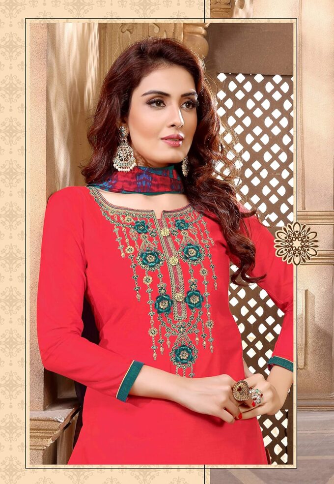 Ready to Wear Indian Pakistani Cotton Ethnic Wear Designer Punjabi Salwar Kameez Patiala Suit for Women – Bild 3