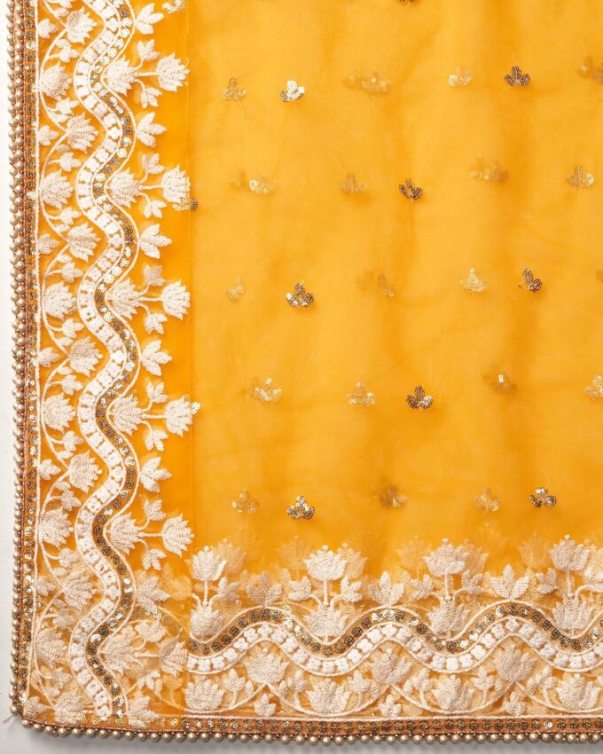TRENDMALLS Georgette Embroidery Sequence Work Wedding Bridal Lehenga Choli with Dupatta Ready to wear – Bild 8
