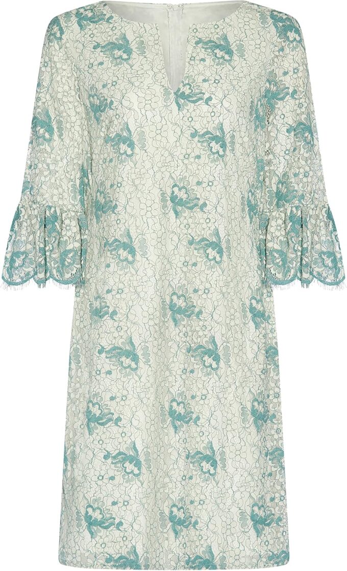 Adrianna Papell Women's Lace Bell Sleeve Shift – Bild 6