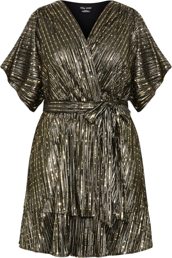 City Chic Women's Frida Sparkle Dress – Bild 4