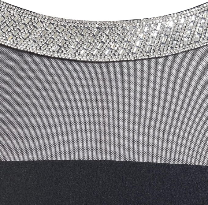 Alex Evenings Women's Plus Size Short Shift Dress with Embellished Illusion Detail – Bild 5